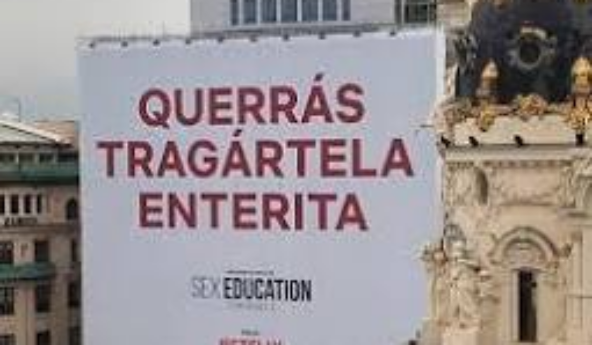 La educada publicidad callejera de Netflix…