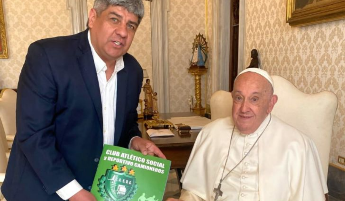 La CGT presidida por Pablo Moyano y Héctor Daer visitaron al Papa Francisco en el Vaticano