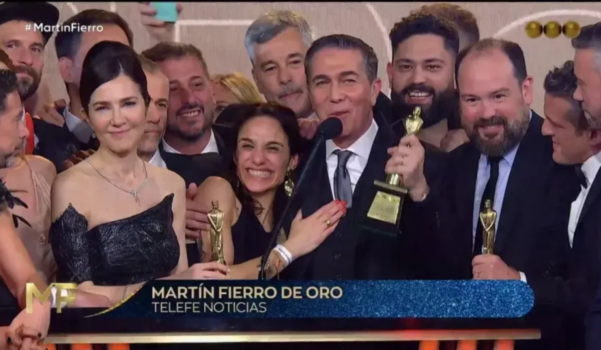 Telefe noticias ganó el Martín Fierro de oro, los demás ganadores