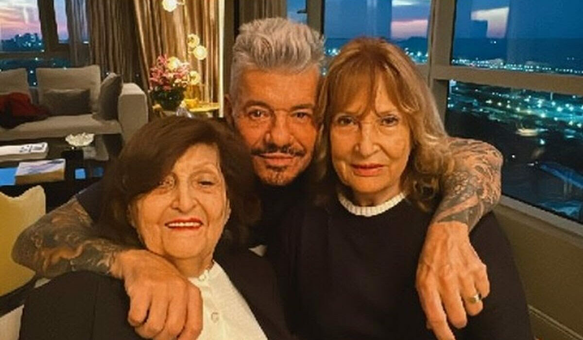 Gratas visitas que emocionaron a Tinelli