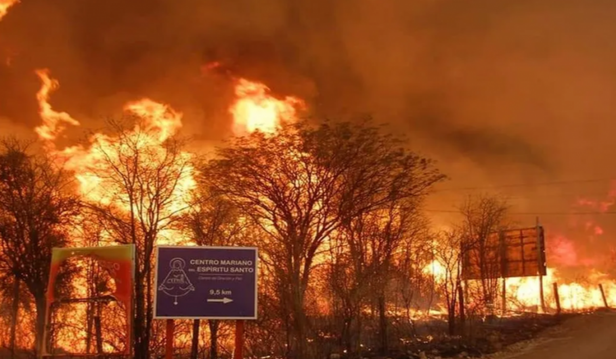 Incendios en Yacanto, Cordoba