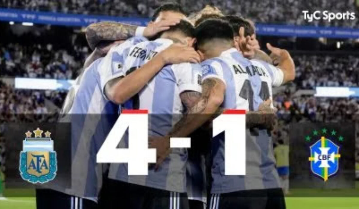 MILONGUITA NOCHERA: ARGENTINA 4 vs. BRASIL 1