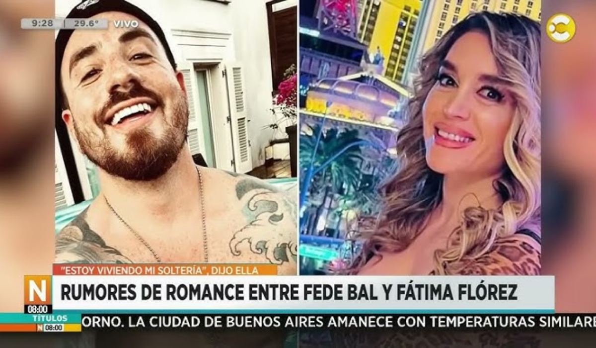 Rumores de romance entre Fátima Florez y Fede Bal, subidos al coletivo de amoríos como el cuarteto que entretiene