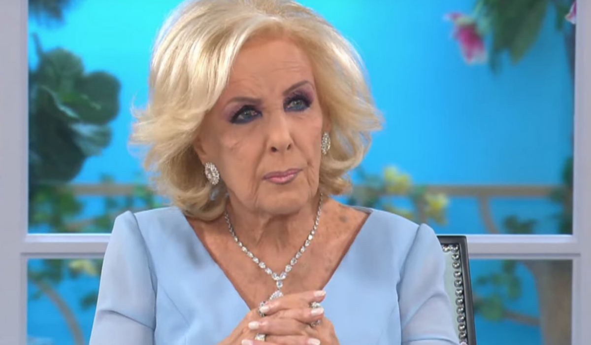 Momento díficil entre Mirtha, su familia y el canal que la presenta